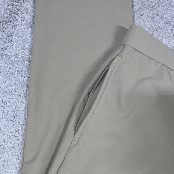 Bearbottom Clothing Pants Mens Large Khaki Stretch Golf Work Nylon Spandex Tan - Picture 4 of 12